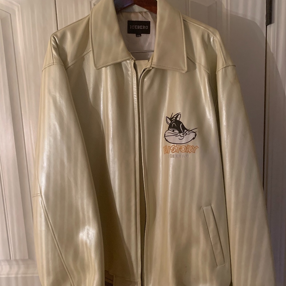 Iceberg leather jacket